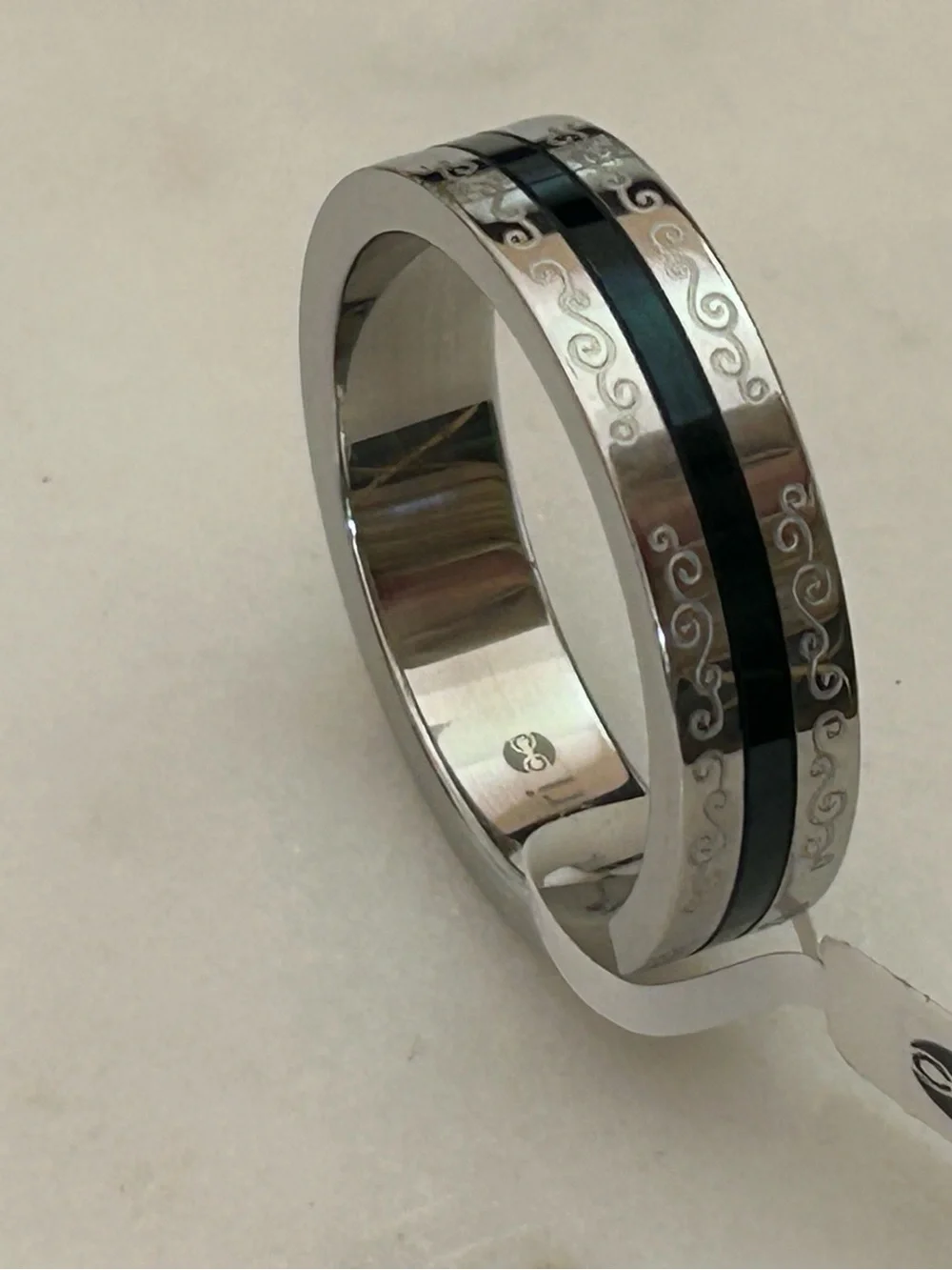 Inori | Stainless Steel Designer Ring | Size 11.5